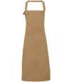 PR130 Premier Calibre Bib Apron Khaki colour image